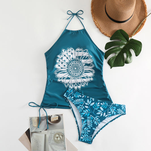 Beaira Women's Bathing Suit Coconut Drawstring Side High Neck Tankini Set Summer Beach Wear Cute Swimwear Fashion Swimsuit New