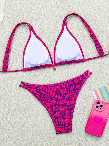 Beaira Summer purple red mature beautiful bikini set suitable for women to take photos by the sea