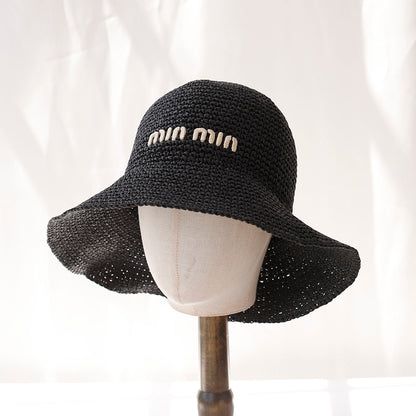 Beaira NEW Women Sun Hat Wide Large Brim Beach Hats Womens fashion Straw Hat Foldable Sun Hat Chapeau Femme Beach UV Protection Cap