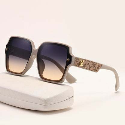 Beaira New fashion square frame sunglasses for women luxury sunglasses UV protection large frame all-match glasses