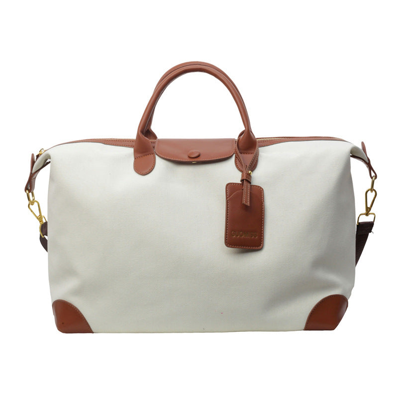 Beaira Short Trip Business Travel Bag, Large Capacity Custom Embroidery Commuting Crossbody Bag, High-Quality Handbag For Maternity Use