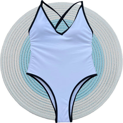Beaira One Piece Swimsuit  Halter Bandage Swimwear Women Padded Swimsuit Bride Bathing Suit Beachwear Monokini Female Swimming Suit