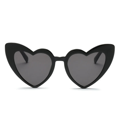Beaira Heart Shaped Sunglasses Women Cat Eye Female Sun Glasses Brand Retro Love Black White Eyewear Men Shade UV400 Eyewear