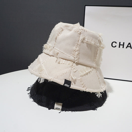 Beaira Spring and summer new Korean fisherman hat, children's designer style, personalized bucket hat, small face, sun protection hat,