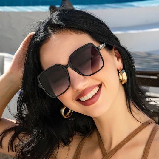 Beaira Fashion Square Trendy Cycling Sunglasses Women Big Frame Colorful Sun Glasses Female Gradient Outdoor Shades Ladies Eyewear