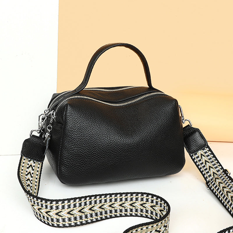 Beaira Fashion Crossbody Bags Women's Genuine Leather Bag Simple High Quality Tote Bag Vintage Boston Handbag Female Shoulder Bags