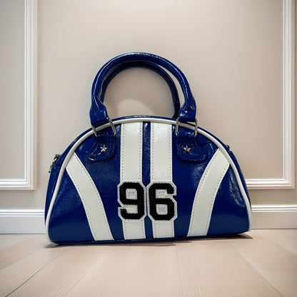 Beaira Sports style women's shoulder messenger bag contrast color campus style design sports bag bowling bag handbag