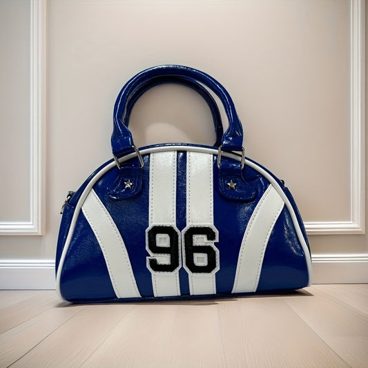Beaira Sports style women's shoulder messenger bag contrast color campus style design sports bag bowling bag handbag