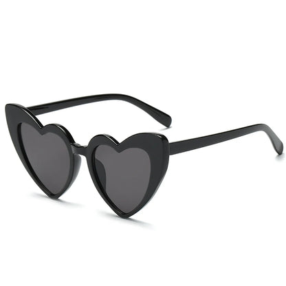 Beaira Heart Shaped Sunglasses Women Cat Eye Female Sun Glasses Brand Retro Love Black White Eyewear Men Shade UV400 Eyewear