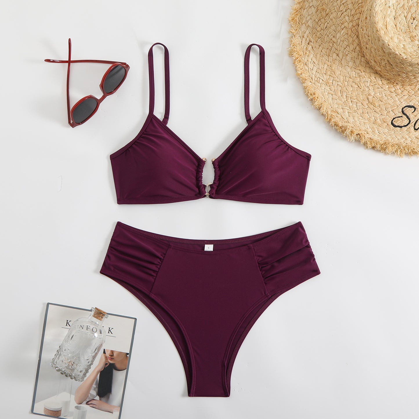 Beaira Sexy Bikini Women's Swimsuit Two-piece Swimwear High Waisted Bikinis Set Female Bathing Suit Push Up Swimming for Beachwear