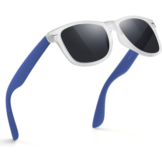 Beaira Sunglasses Men Polarized Sunglasses for Mens and Womens Black Retro Sun Glasses Driving Fishing UV Protection