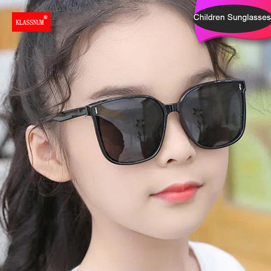 Beaira Boys Sunglasses Children Oversize Sunglasses Girls Sun Glasses Vintage Baby Round Eyeglasses Black Oculos Eyewear UV400