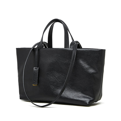 Beaira Luxury Designer Large Capacity Square Shoulder Bag Fashion Cowhide Handbag High End Genuine Leather Shopping Underarm Bag