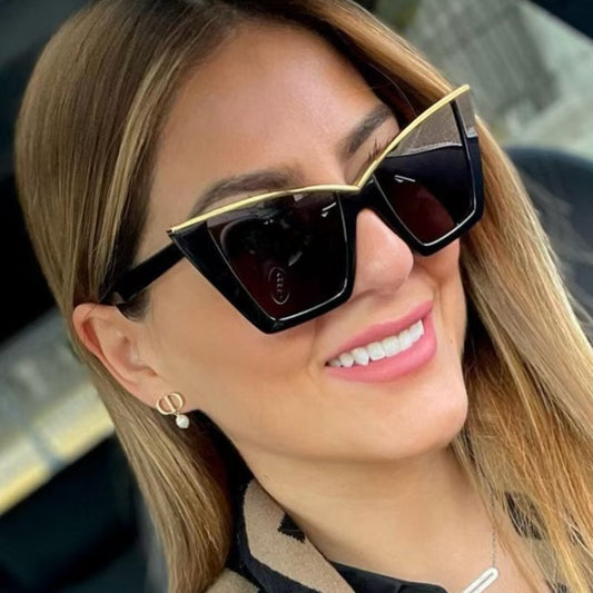 Beaira INS Vintage Cat Eye Sunglasses Women Square Small Frame Sun Glasses Female Brand Designer Retro Shades Fashion Oculos De Sol