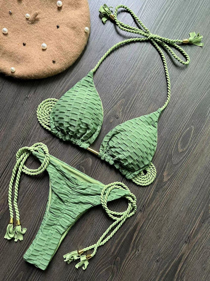 Beaira Sexy Bikini Set Swimsuit Women Swimwear Push Up Thong Brazilian Bathing Suit Beach Wear Biquinis Bather Female