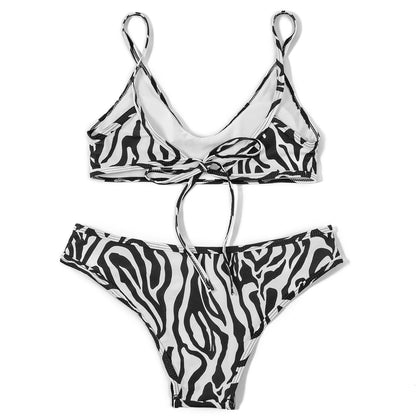Beaira Print Zebra Bikini Set New Arrival Biquini Padded Push Up Bandage Swimsuit Women Summer Beachwear Sexy Swimwear