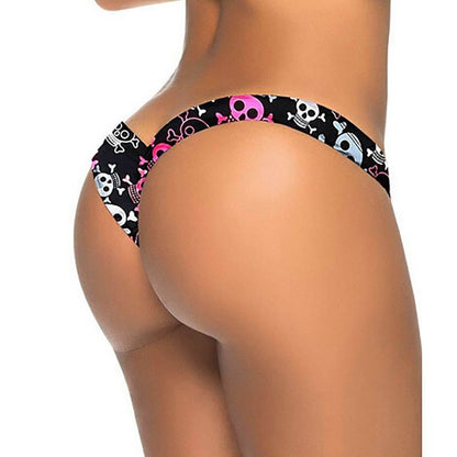 Beaira Women Brazilian Digital Printed Bikini Bottom Thong Bathing Beach Swimsuit Swimwear Sexy Plus Size Bathing Swimming