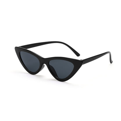Beaira New Small Cat Eye Sunglasses Women Men Trendy Vintage Shades Eyewear Fashion Driving Cycling Sunglasses Half-frame Sun Glasses