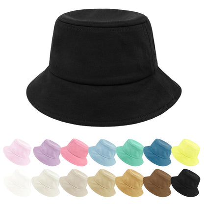 Beaira Summer Children's Hat Fisherman Cap Boys and Girls Baby Panama Cap Cotton Outdoor Vacation Anti UV Protection Bucket Hat