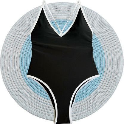 Beaira One Piece Swimsuit  Halter Bandage Swimwear Women Padded Swimsuit Bride Bathing Suit Beachwear Monokini Female Swimming Suit