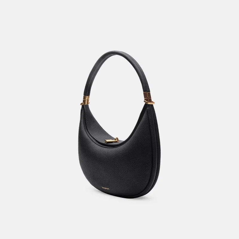 Beaira Luxury Crescent Moon Crossbody Underarm Shoulder Bag Simple Versatile Brand Design Handbag Ladies Commute Leather Hand Bags