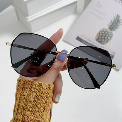Beaira Hot Selling Metallic Sunshade Glasses Women's Advanced Sense Polarizing Sunglasses UV Protection Sun Summer Sports