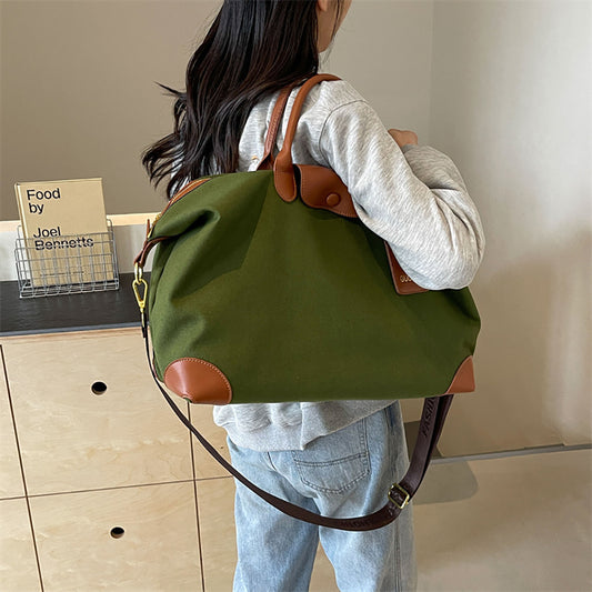 Beaira Short Trip Business Travel Bag, Large Capacity Custom Embroidery Commuting Crossbody Bag, High-Quality Handbag For Maternity Use