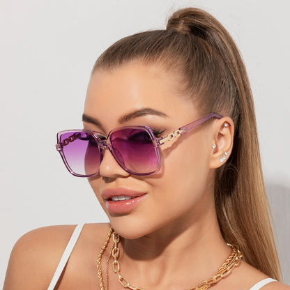 Beaira Fashion Square Trendy Cycling Sunglasses Women Big Frame Colorful Sun Glasses Female Gradient Outdoor Shades Ladies Eyewear
