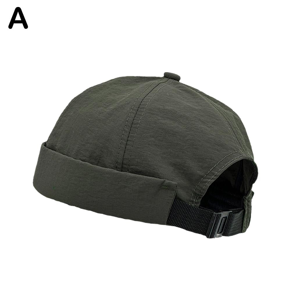 Beaira Quick Dry Brimless Hat Lightweight Daily Beanie Mesh Beanie Docker Cap Sailor Rolled Cuff Harbour Hat Casual Skullcap