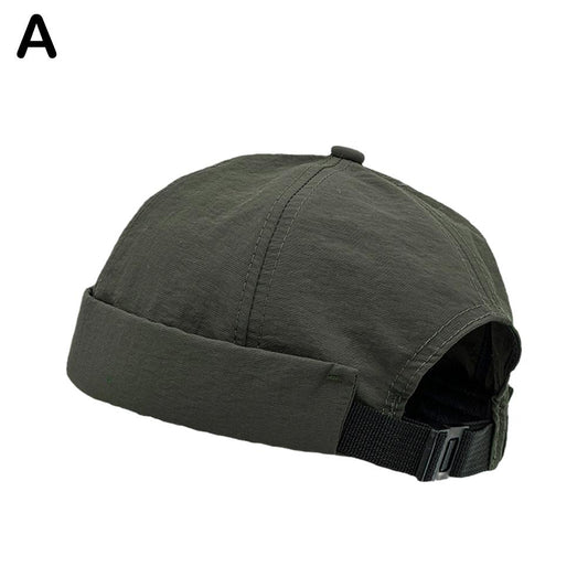Beaira Quick Dry Brimless Hat Lightweight Daily Beanie Mesh Beanie Docker Cap Sailor Rolled Cuff Harbour Hat Casual Skullcap