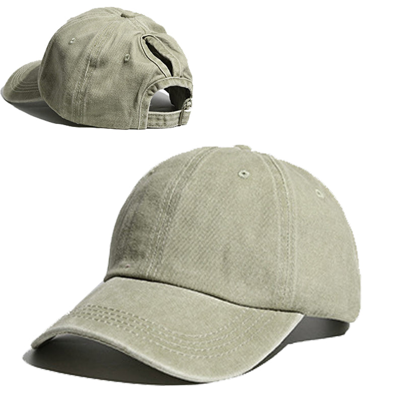 Beaira High Ponytail Baseball Cap for Women Spring Summer Sun Hat Running Snapback Hat Messy High Bun Women's Caps Female