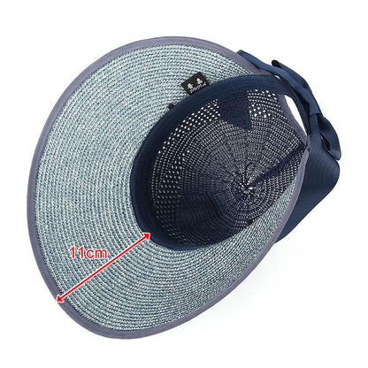 Beaira Summer Sun Hat Women Beach Accessories Wide Brim UV Protection Visor Sunshade Cap Ladies Bowknot Korean Panama Floppy Sunhat