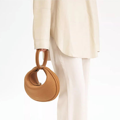 Beaira Luxury Crescent Moon Crossbody Underarm Shoulder Bag Simple Versatile Brand Design Handbag Ladies Commute Leather Hand Bags