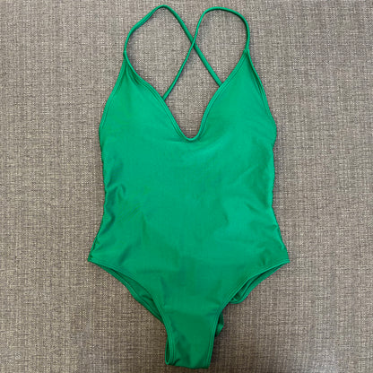 Beaira Sexy Padded One Piece Swimsuit Women Swimwear Solid Bathing Suit Monokini Swimming Suit Summer Beachwear maillot de bain femme