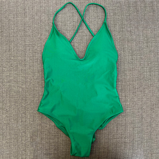 Beaira Sexy Padded One Piece Swimsuit Women Swimwear Solid Bathing Suit Monokini Swimming Suit Summer Beachwear maillot de bain femme
