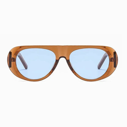 Beaira New Oval Sunglasses Women Men Cool Brand Designer Colorful Sun Glasses Female Male Plastic Big Frame Outdoor Eyewear