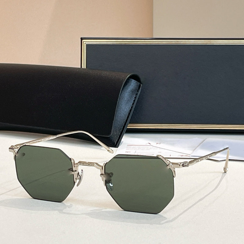 Beaira Rimless Irregular Square Sunglasses Men Luxury Design Handmade Brand Trendy Designer Women High Quality UV400 with Case