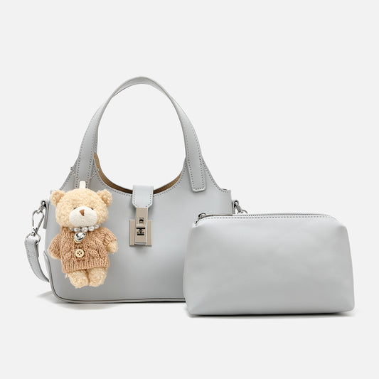 Beaira bucket bag bag with pouch new Korean Retro Handbag high quality Female Shoulder underarm bag for girls gift