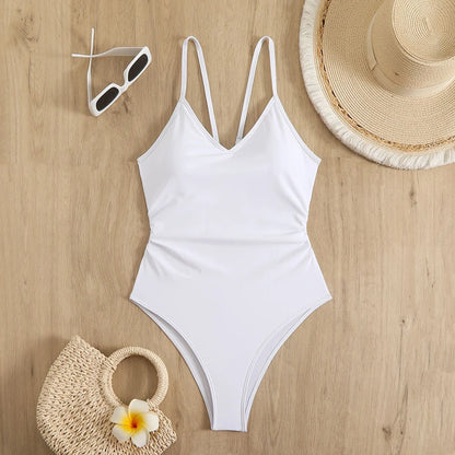 Beaira Sexy Bikinis Woman Swimwear One Piece Women's Swimsuit 2025 Female High Leg Bath Bathing Suits Swimming for Beach Wear Monokini