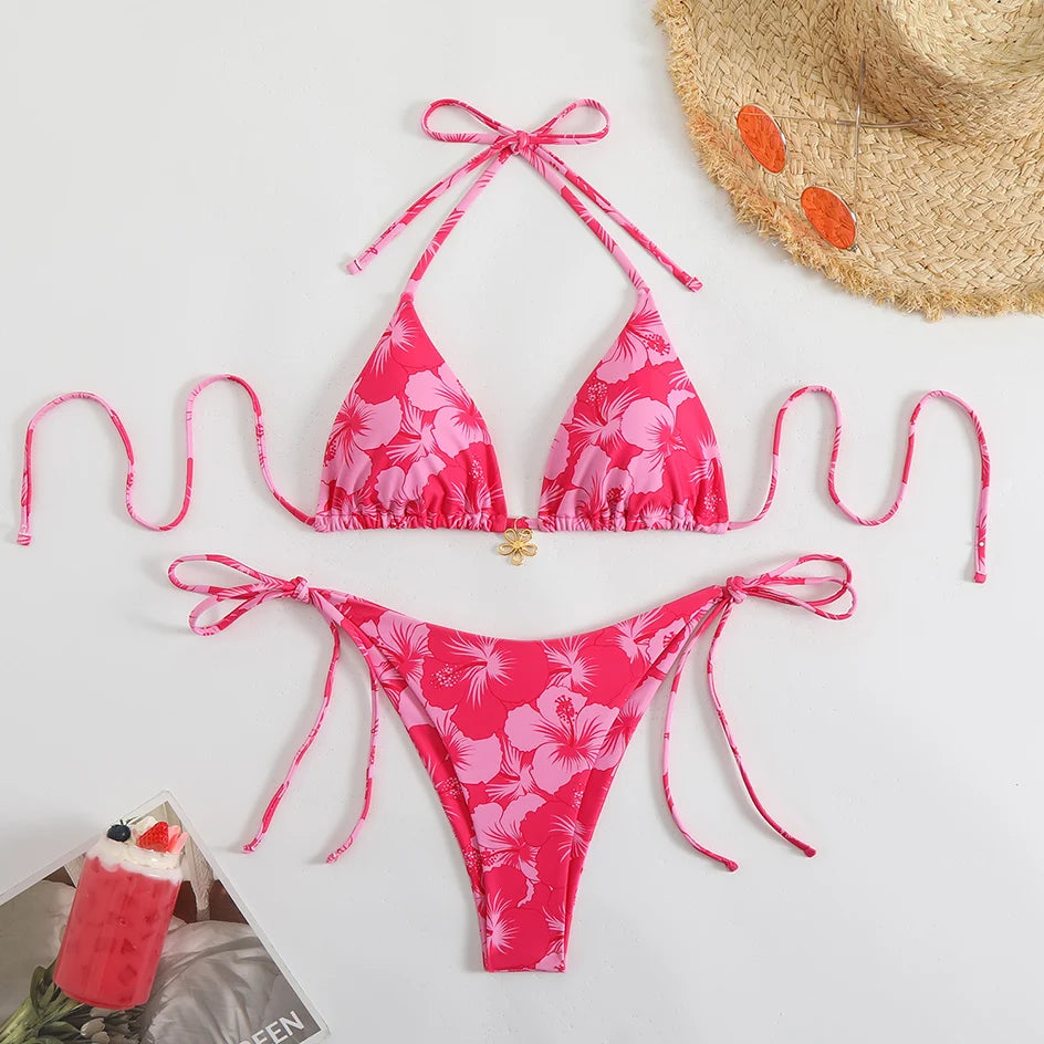 Beaira Sexy Micro Bikini Women's Swimsuit 2025 Trend Female Swimwear Two-piece Thong Bikinis Sets Beach Wear Swimming for Bathing Suit