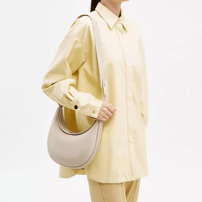 Beaira Luxury Crescent Moon Crossbody Underarm Shoulder Bag Simple Versatile Brand Design Handbag Ladies Commute Leather Hand Bags