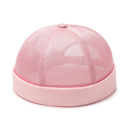 Beaira Vintage Men's Summer Cotton Brimless Skullies Cap Street Portable Docker Hats Multipurpose Beanie Hat Hip Hop Hats Japanese INS