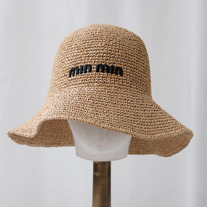 Beaira NEW Women Sun Hat Wide Large Brim Beach Hats Womens fashion Straw Hat Foldable Sun Hat Chapeau Femme Beach UV Protection Cap