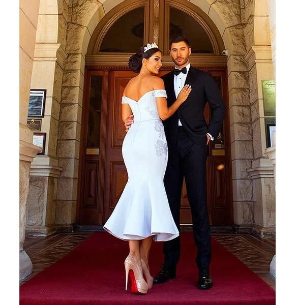 Simple Cheap Beautiful Mermaid Bridesmaid Dresses Modest Prom Dresses