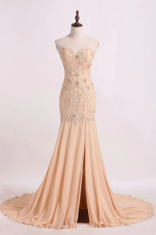 Sweetheart Party Dresses Mermaid/Trumpet With Beading