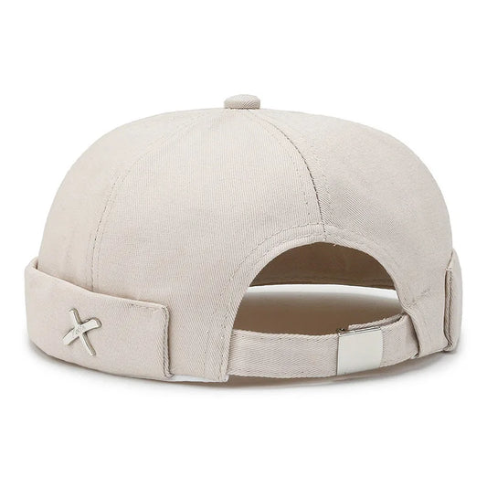 Beaira Vintage Dome Hat Mens Solid Color Velvet Beanies For Men Docker Sailor Crimping Brimless Skull Caps Casual Portable Hip Hop Cap