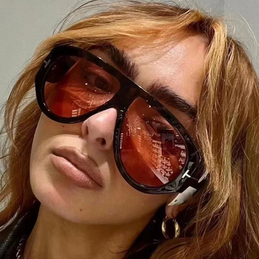 Beaira Vintage Luxury Brand Designer Oversized Pilot Sunglasses Women For Men Shades Big Frame Windproof Popular Punk Sun Glasses UV400