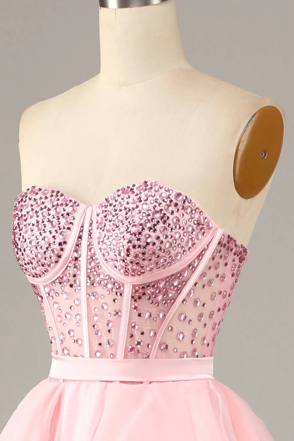 Strapless Ball Gown Evening Dress